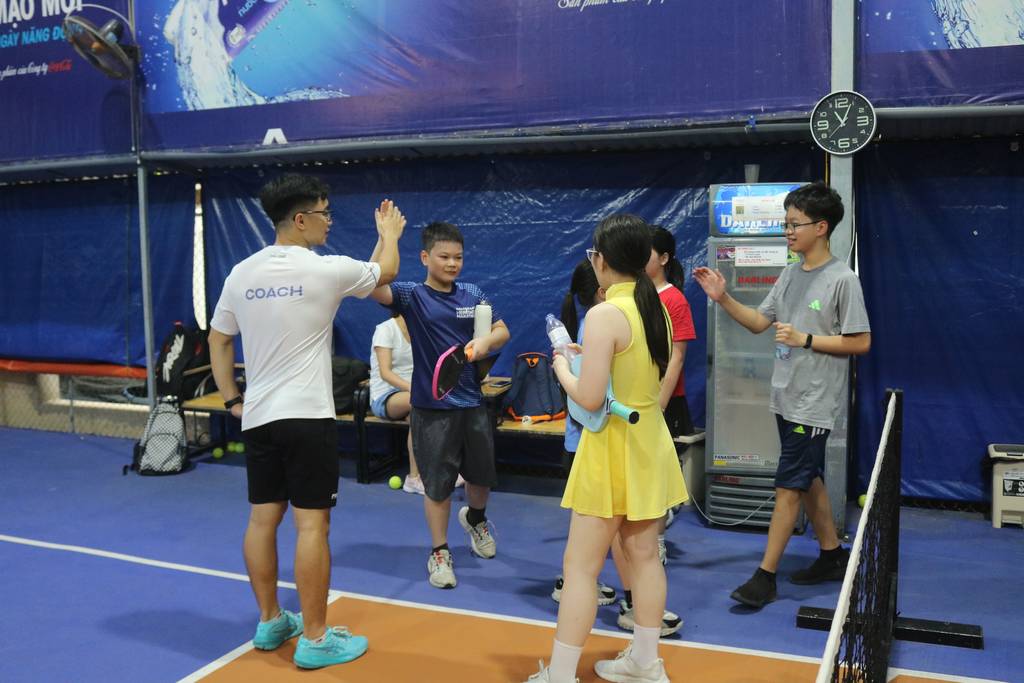 Học viên trong khóa học Pickleball Kid